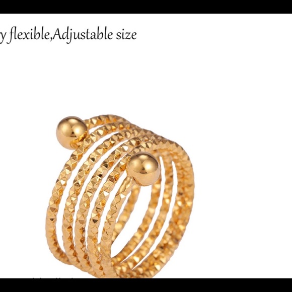 24K Yellow Gold Filled Extensible Original Ring - Picture 6 of 6